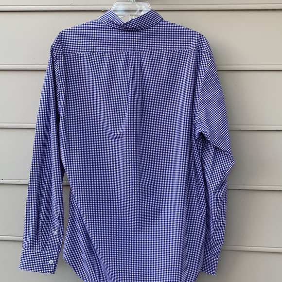 Ralph Lauren Slim Fit Purple & White Button Down Shirt, L - Picture 5 of 11